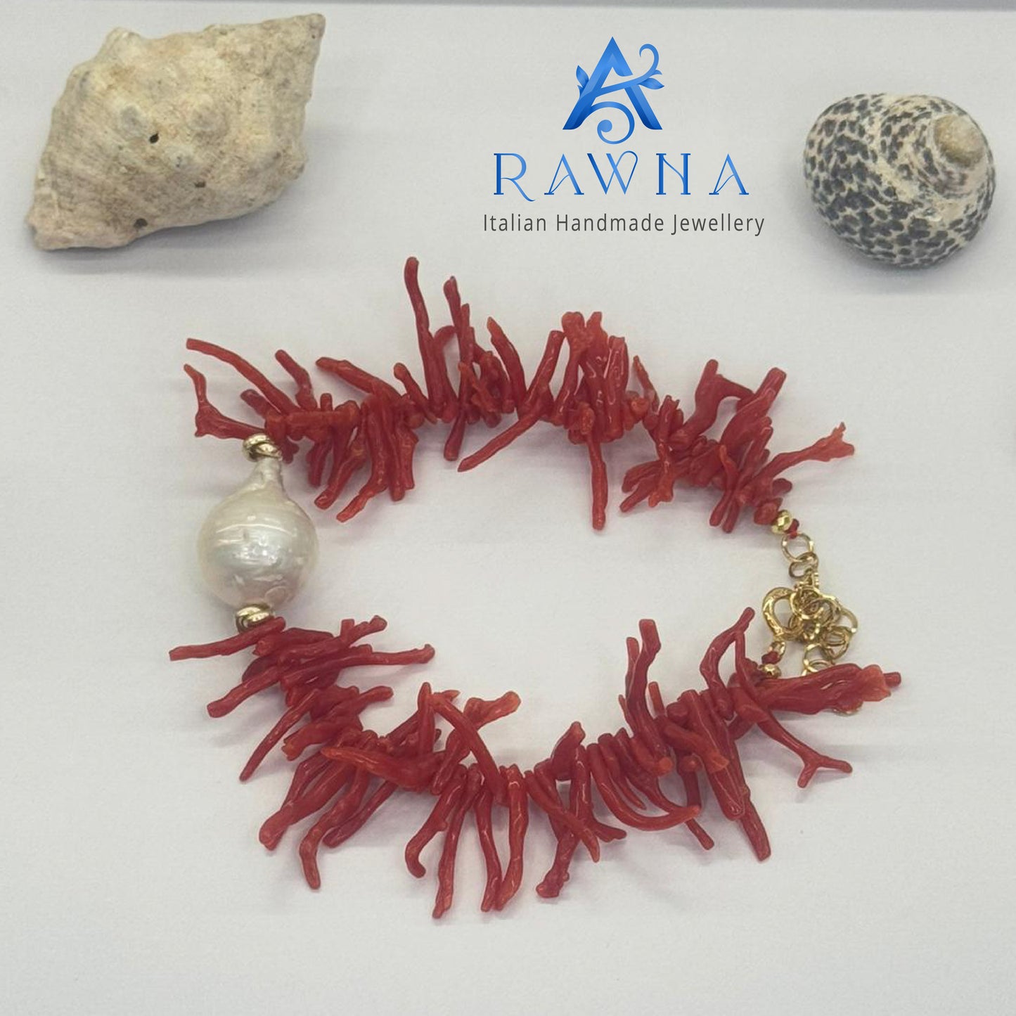 bracciale artigianale del marchio RAWNA Italian Handmade Jewellery.