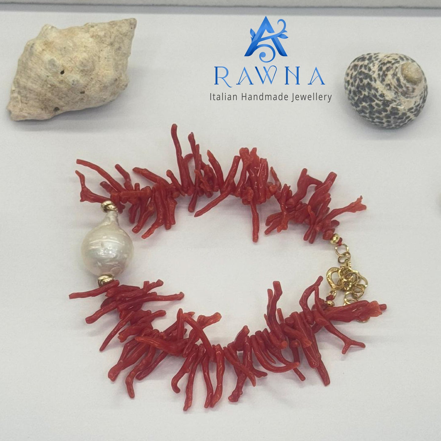 bracciale artigianale del marchio RAWNA Italian Handmade Jewellery.
