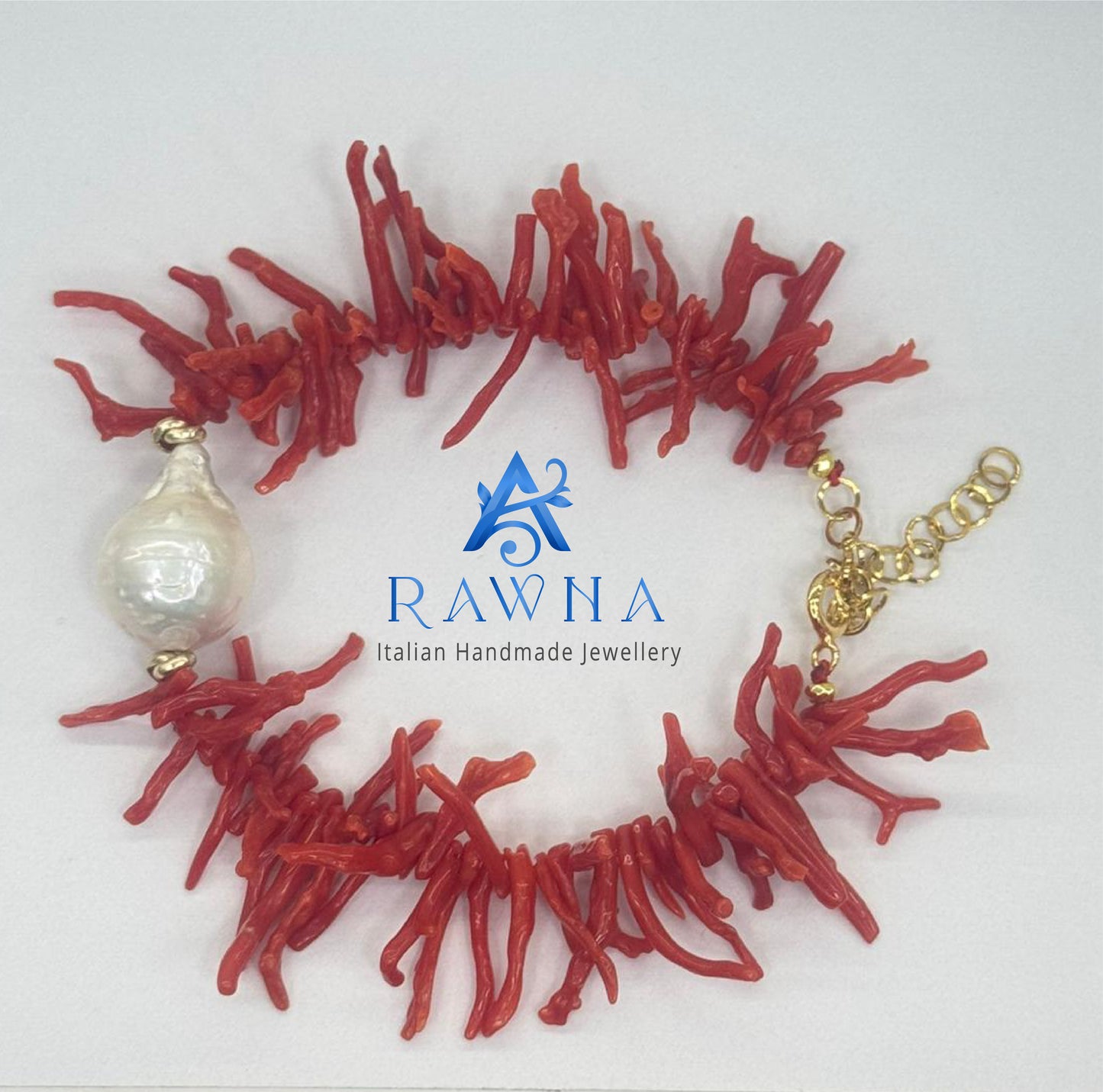 bracciale artigianale del marchio RAWNA Italian Handmade Jewellery.