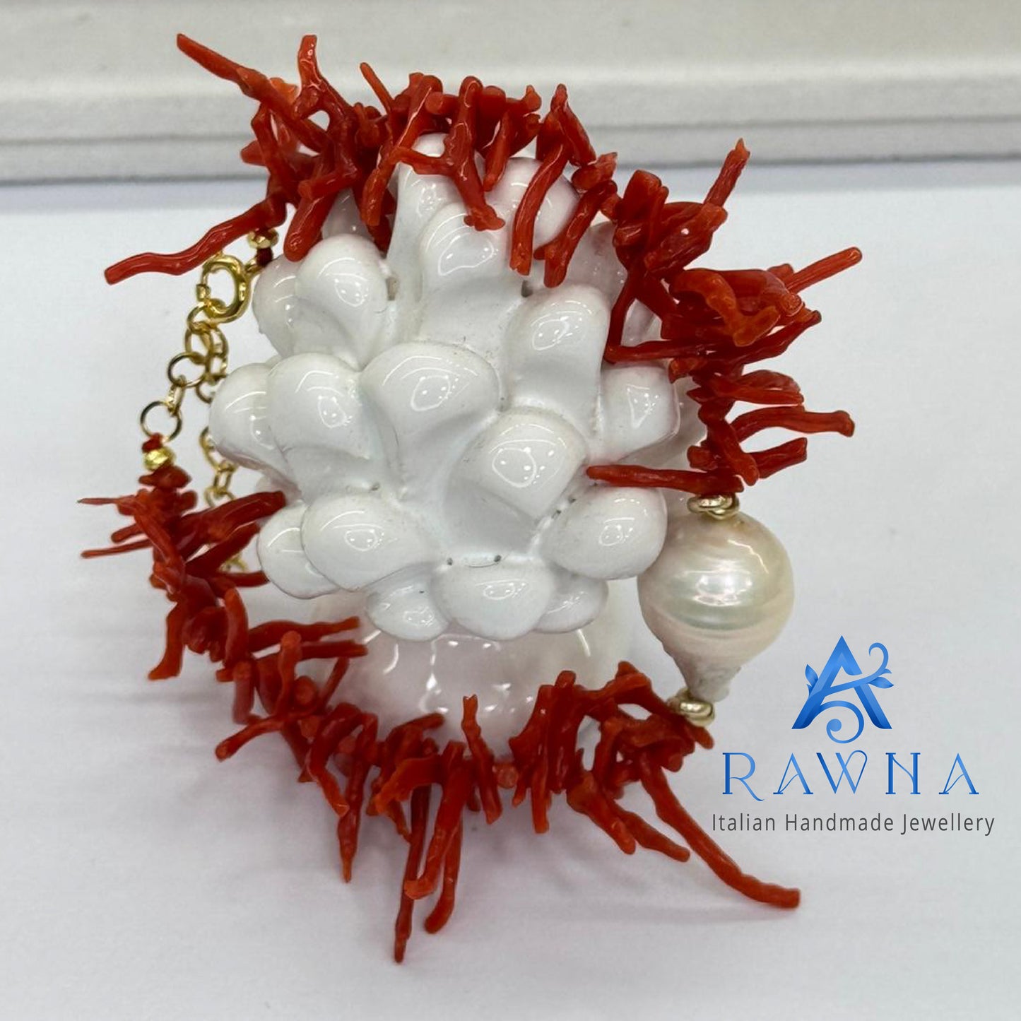 bracciale artigianale del marchio RAWNA Italian Handmade Jewellery.